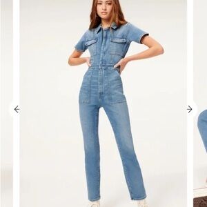 Good American For for Success Denim. Jumpsuit
Size 2 in GA is like a medium